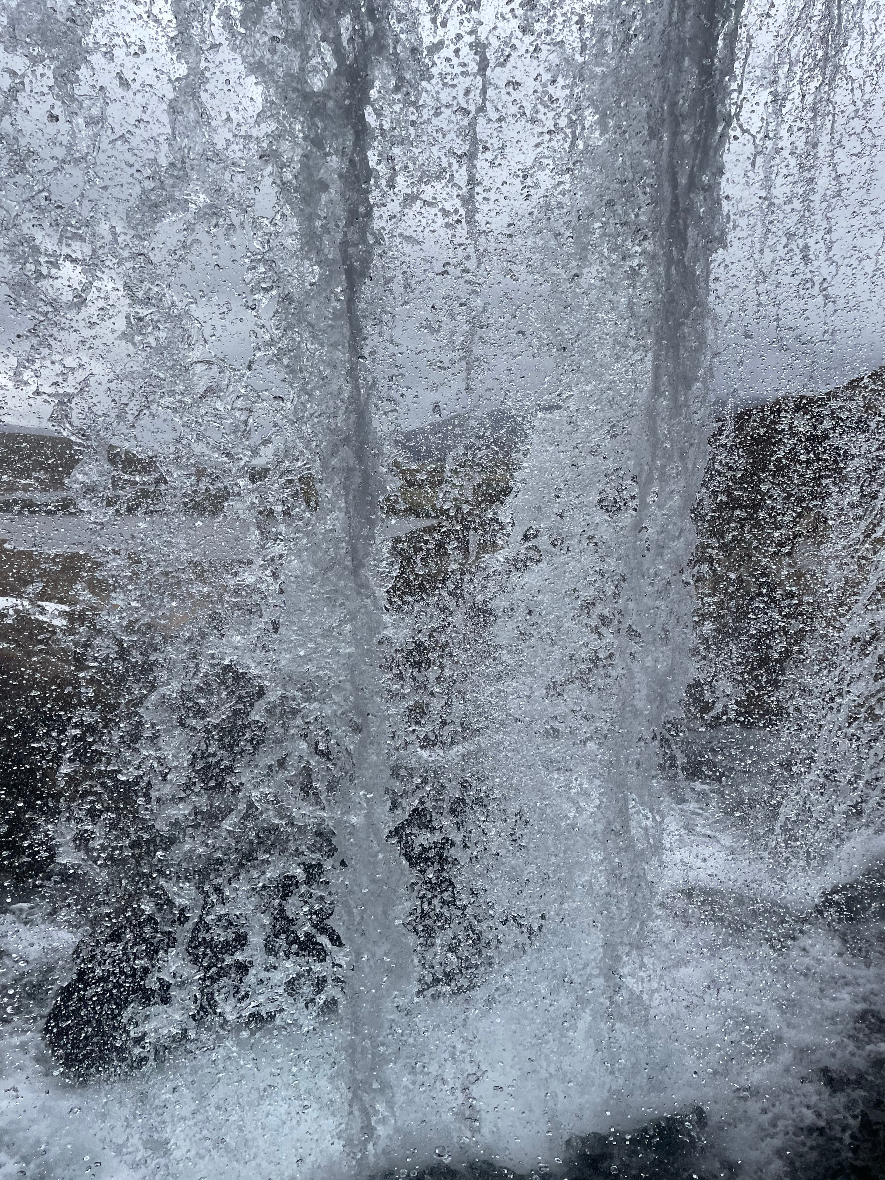 Image de vitre glacée